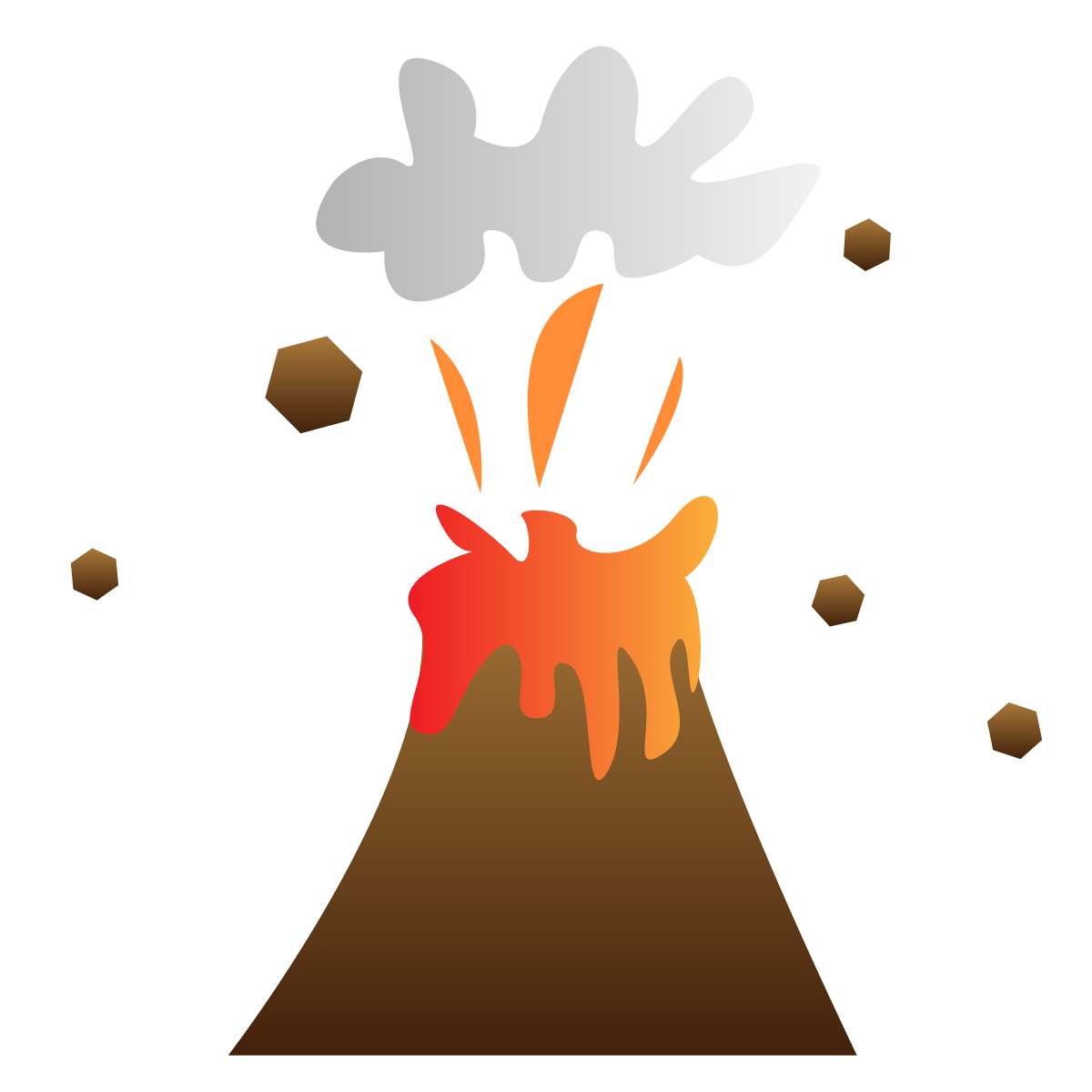 火山 の 噴火 大地 の 変化传播